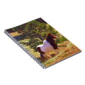 Gepilde Pony door de pine Notitieboek (Rechterzijde)