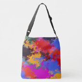 Gepilde Zebra Crossbody Tas (Achterkant)