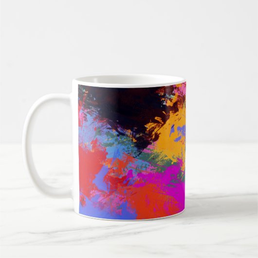 Gepilde Zebra Koffiemok (Links)
