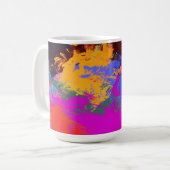 Gepilde Zebra Koffiemok (Voorkant links)