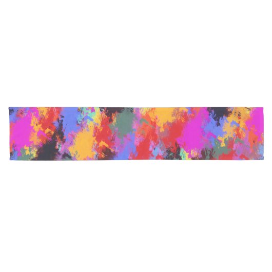 Gepilde Zebra Korte Tafelloper (Horizontaal)