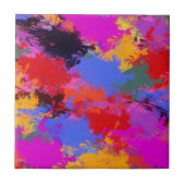 Gepilde Zebra Tegeltje (Voorkant)