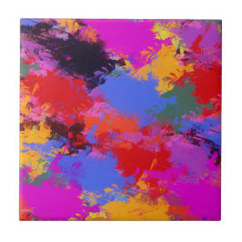 Gepilde Zebra Tegeltje