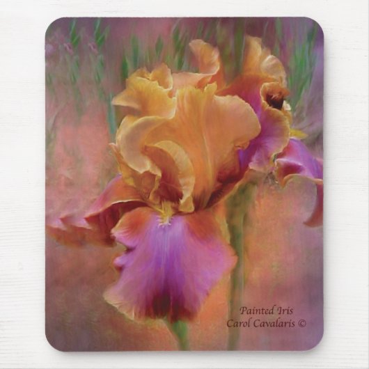 Gepiliseerd Iris Mousepad Muismat (Voorkant)