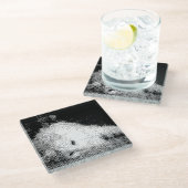 gepixeld katten onderzetter (Schuin)