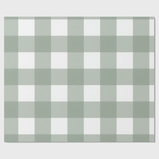 Geplaagd inpakpapier (groen/wit) (Vlak)