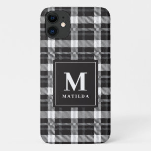 Geplaagd monogram tartan iPhone 11 hoesje