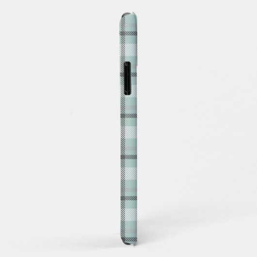 Geplaagd monogram tartan Case-Mate iPhone case (Achterkant/rechts)