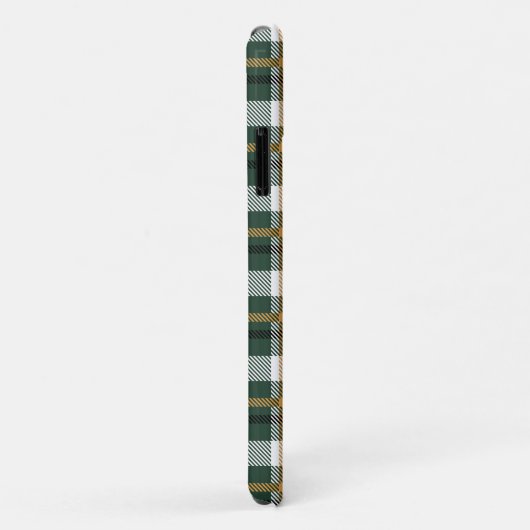 Geplaagd monogram tartan Case-Mate iPhone case (Achterkant/rechts)