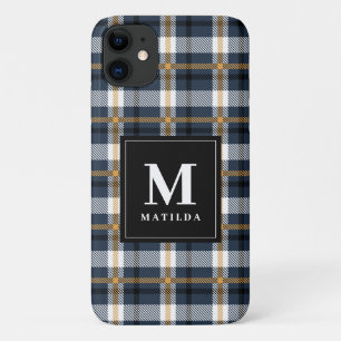 Geplaagd monogram tartan iPhone 11 hoesje