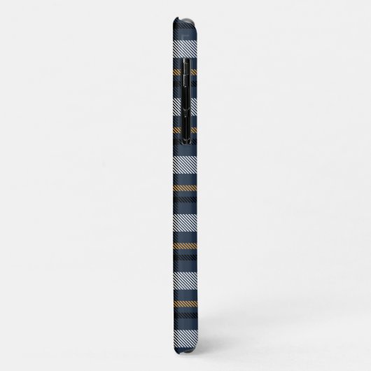 Geplaagd monogram tartan Case-Mate iPhone case (Achterkant/links)