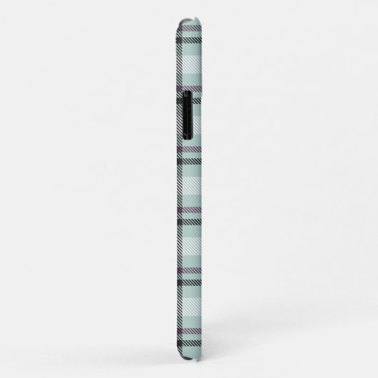 Geplaagd monogram tartan Case-Mate iPhone case (Achterkant/rechts)