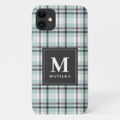 Geplaagd monogram tartan Case-Mate iPhone case (Achterkant)