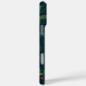 Geplaagd Rustiek Monogram Script Krans Tartan Case-Mate iPhone Case (Achterkant / Rechts)