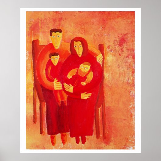 Geplaatste Familie Poster (Voorkant)