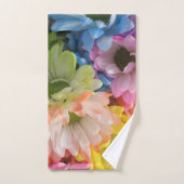 Geplaatste handdoek - Multi-Colored Madeliefjes II (Handdoek)