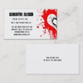 Geplaatste harten Moderne Visitekaartje van de Got (Voorkant / Achterkant)