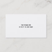 Geplaatste harten Moderne Visitekaartje van de Got (Achterkant)