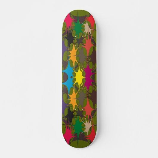 Geplaatste verf skateboard (Voorkant)