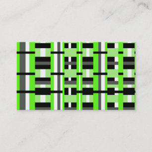 Geplakt in Lime Green, Black, White en Grey Visitekaartje