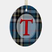 Gepland monogram/Fotoversiering Keramisch Ornament (Rechts)