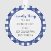 Gepland vaderschapskind jaar Review Ornament (achterkant)