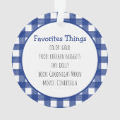 Gepland vaderschapskind jaar Review Ornament (achterkant)