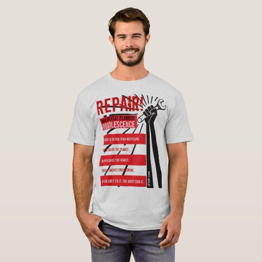 GEPLANDE OBSOLESCENTIE T-SHIRT (Voorkant volledig)