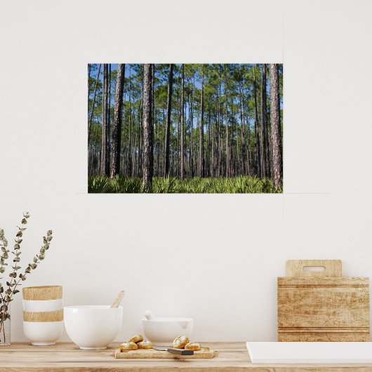 Geplante pijnen en handpalmafdrukken poster (Keuken)