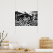 geplateerd Boerderij Wagon afdruk Poster (Keuken)