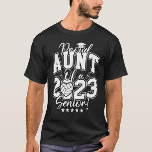 Geplette tante van volleybal Senior 2023 Volleybal T-shirt