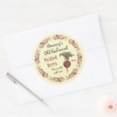  geplisseerde bieten Dated Canning Label V2 (Envelop)