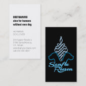 Geplitste Grote Denen Visitekaartje (Voorkant / Achterkant)