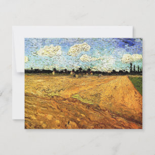 Geploegd veld (de Furrows) van Vincent van Gogh