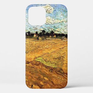 Geploegde akker (de voren) door Vincent van Gogh iPhone 12 Hoesje