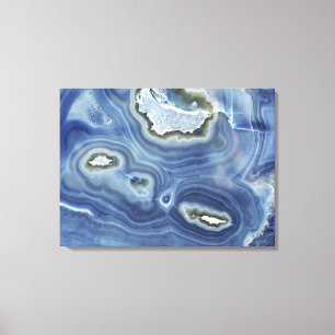 Gepolijst Amethist Quartz Geode Gezicht Canvas Afdruk