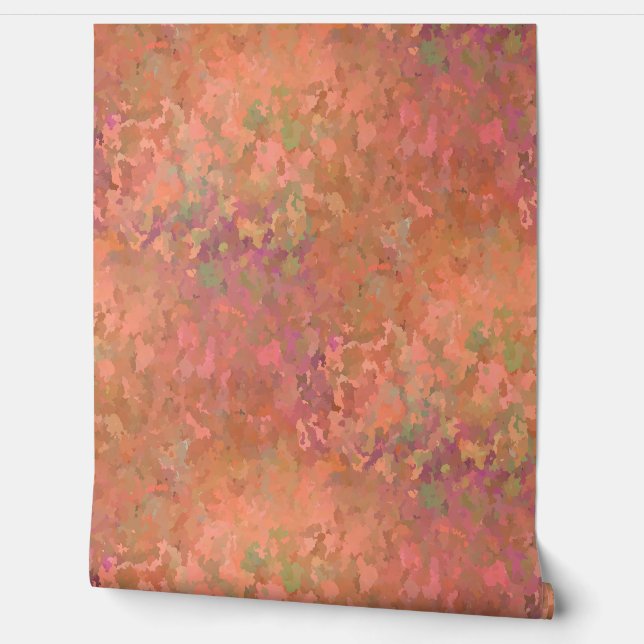 gepolijst koper behang (Afrollen)