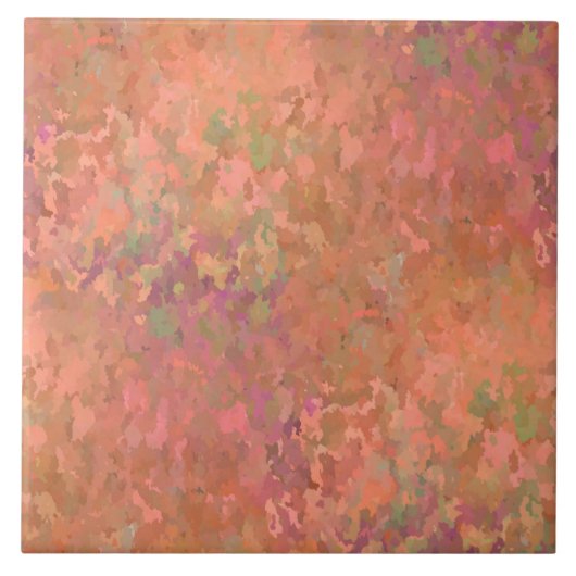 gepolijst koper tegeltje (Voorkant)