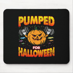 Gepompt voor Halloween kostuum Gym Workout Bodybui Muismat