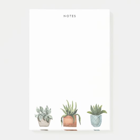 Gepootte huisplanten post-it® notes (Voorkant)