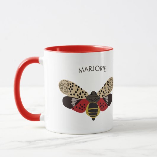 Gepotteerde Lanternfly Bug Mok (Links)
