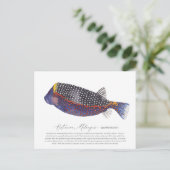 Gepotten Boxfish Feestdagenkaart (Staand voorkant)