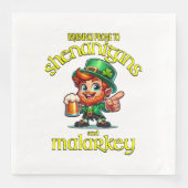 Gepredisponeerd voor kattenkwaad servet (Voorkant)