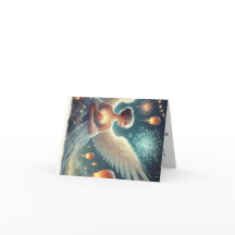 Geprenteerde wenskaart Yan