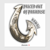 GEPRIJSD UIT HET PARADIJS - Hawaii Tribal Hook Sticker (Vel)