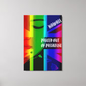 GEPRIJSD UIT HET PARADIJS HUILENDE WAHINE HIFlagIs Canvas Afdruk (Voorkant)