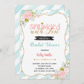 Geprinkst met uitnodiging van een liefdesfeestje (Voorkant / Achterkant)