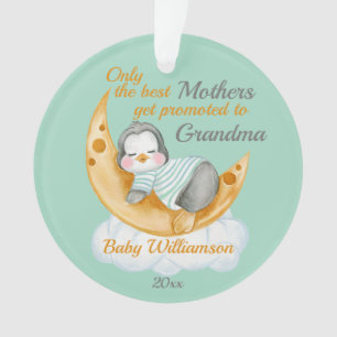 Gepritiseerd naar Grandma Baby Penguin Ornament