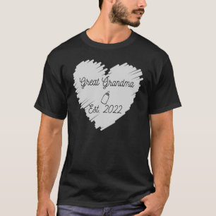 Gepritiseerd naar grootmoeder 2022 New Grandma Bab T-shirt