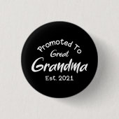 Gepritiseerd naar grootmoeder Oost 2021 Ronde Button 3,2 Cm (Voorkant)